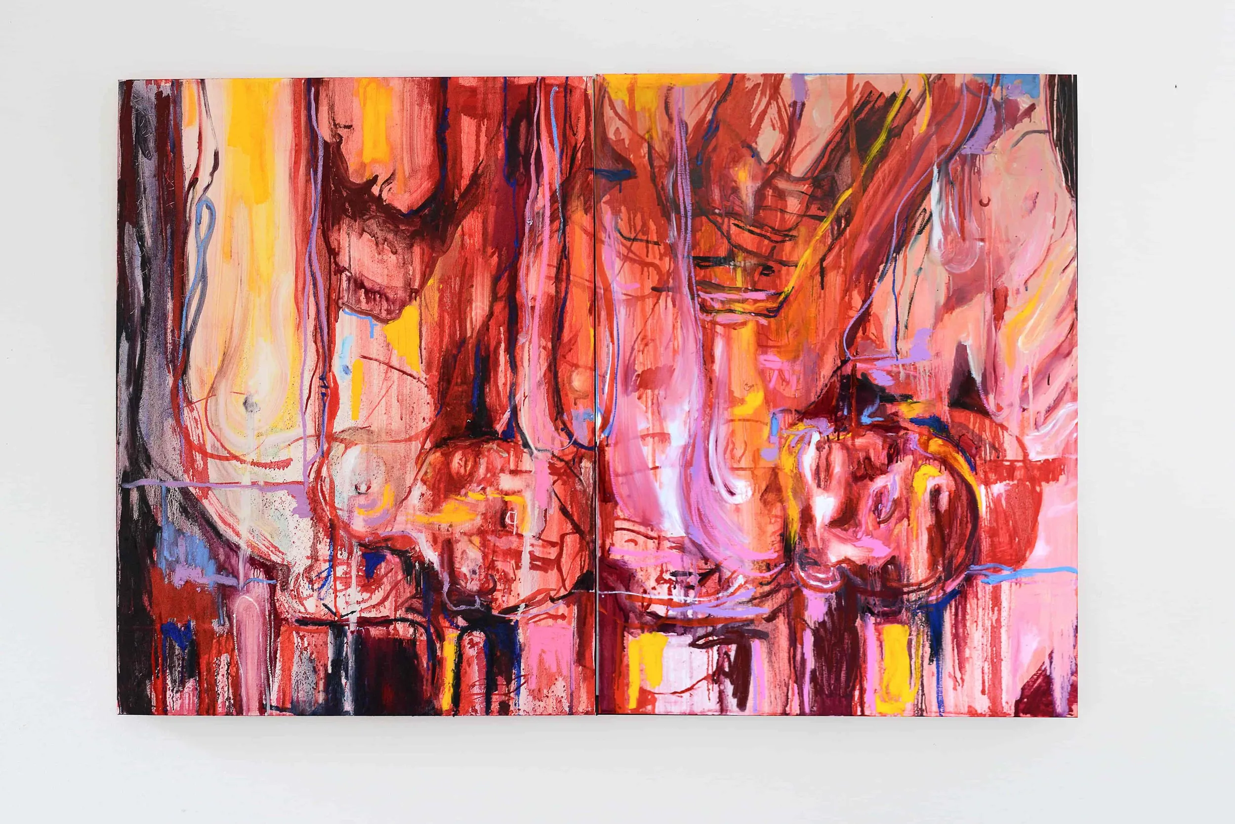 Death of the Muse, oil on linen