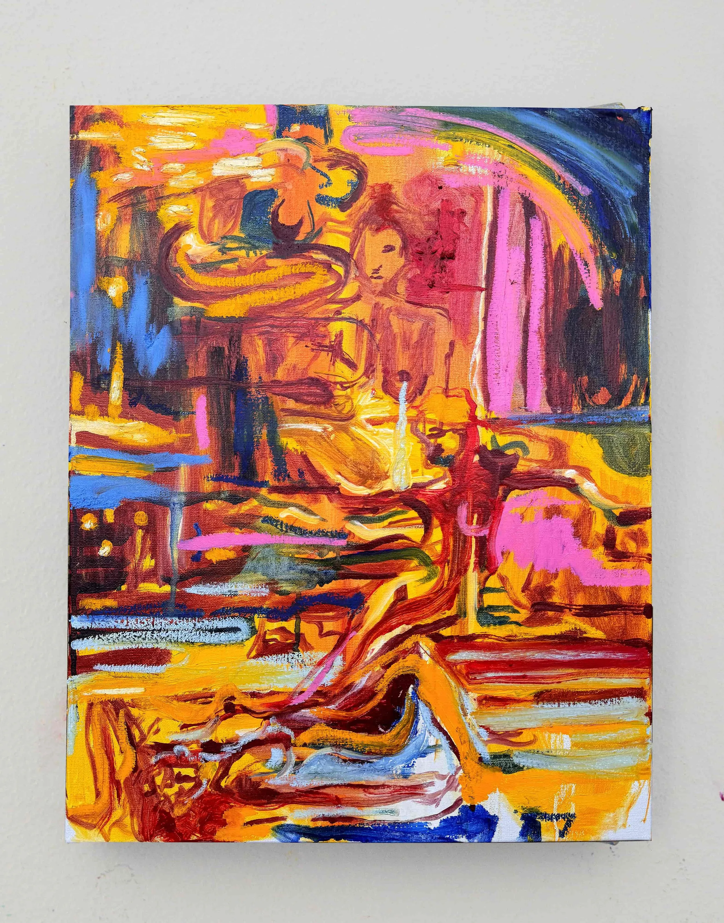 French Love Poems, oil on linen