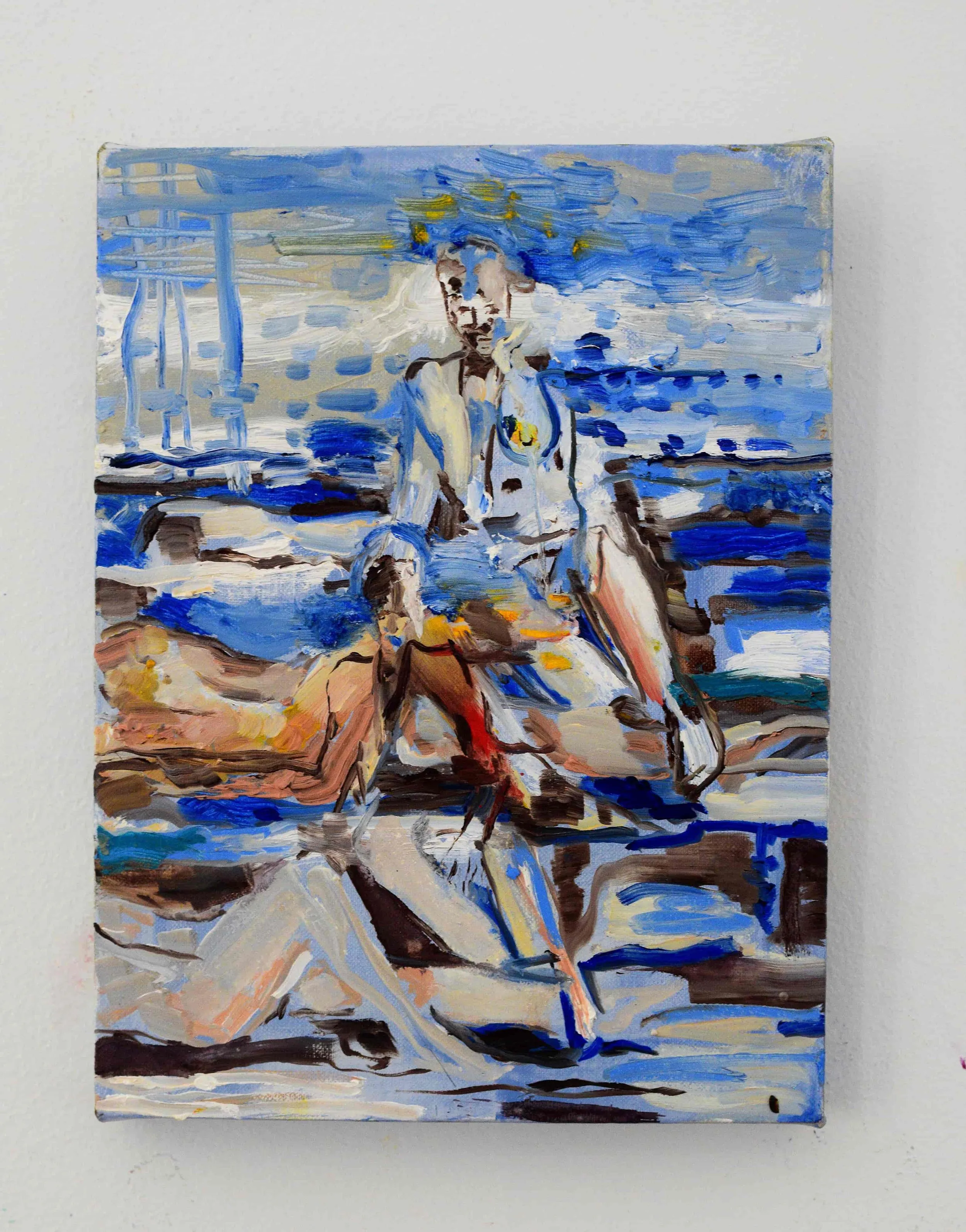 Lesser Men, oil on linen